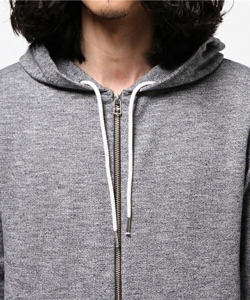UNION STATION(ユニオンステーション)の「杢調無地パーカー(パーカー・メンズ・グレー系その他/ネイビー・SMALL/MEDIUM/LARGE/LL)」の6枚目の写真