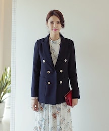 DHOLIC | ダブルブレストメタルボタンジャケット(テーラードジャケット)