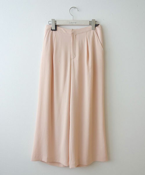 GRACE CONTINENTAL(グレースコンチネンタル)の「GRACE CONTINENTAL タックワイドパンツ(その他パンツ・レディース・pink・36)」の1枚目の写真