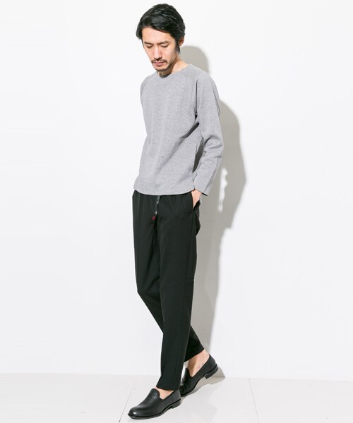 Gramicci × N.HOOLYWOOD 別注 スラックス【40】ブラック N.HOOLYWOOD] × GRAMICCI WIDE TAPERED SLACKS – MaW SAPPORO