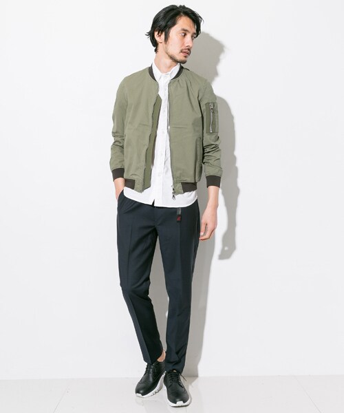 Gramicci × N.HOOLYWOOD 別注 スラックス【40】ブラック N.HOOLYWOOD - N.HOOLYWOOD COMPILE × Gramicci EASY SLACKS