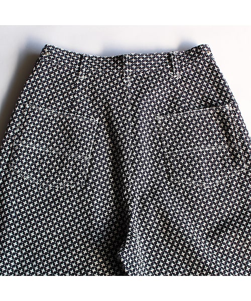 SASQUATCHfabrix.(サスクワァッチファブリックス)の「SASHIKO Ranch Pants(パンツ・Navy・S/L)」の8枚目の写真