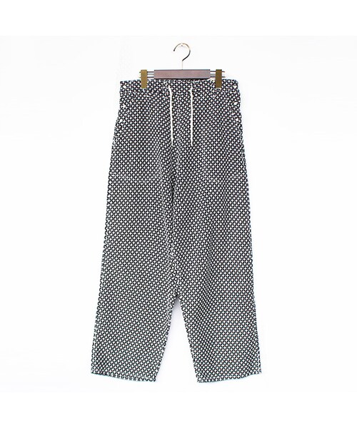 SASQUATCHfabrix.(サスクワァッチファブリックス)の「SASHIKO Ranch Pants(パンツ・Navy・S/L)」の1枚目の写真
