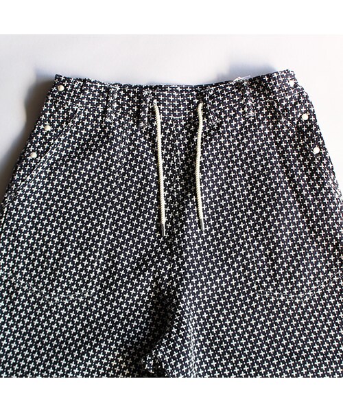 SASQUATCHfabrix.(サスクワァッチファブリックス)の「SASHIKO Ranch Pants(パンツ・Navy・S/L)」の3枚目の写真