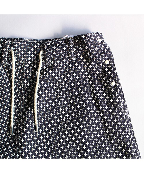 SASQUATCHfabrix.(サスクワァッチファブリックス)の「SASHIKO Ranch Pants(パンツ・Navy・S/L)」の4枚目の写真