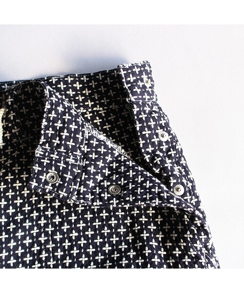 SASQUATCHfabrix.(サスクワァッチファブリックス)の「SASHIKO Ranch Pants(パンツ・Navy・S/L)」の5枚目の写真