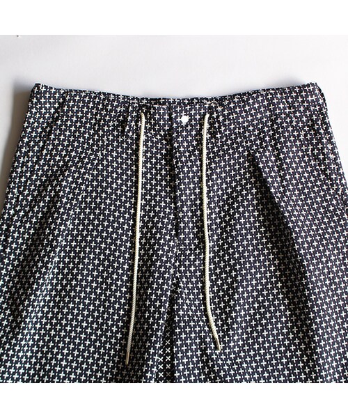 SASQUATCHfabrix.（サスクワァッチファブリックス）の「SASHIKO HAKAMA Shorts（パンツ・Navy・M/L）」の3枚目の写真