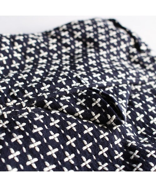 SASQUATCHfabrix.（サスクワァッチファブリックス）の「SASHIKO HAKAMA Shorts（パンツ・Navy・M/L）」の8枚目の写真
