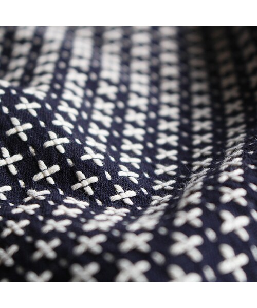 SASQUATCHfabrix.（サスクワァッチファブリックス）の「SASHIKO HAKAMA Shorts（パンツ・Navy・M/L）」の9枚目の写真