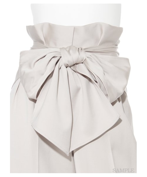 FRAY I.D（フレイアイディー）の「リボンタックパンツ（タックパンツ  