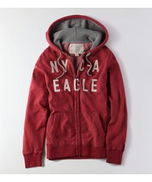 American Eagle | AEOスウェットフルジップフーディー(パーカー)