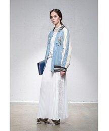 AULA（アウラ）の「AULA リバーシブルスカジャン（ブルゾン