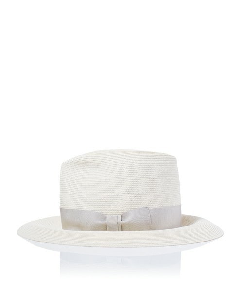 KIJIMA TAKAYUKI（キジマ　タカユキ）の「KIJIMA TAKAYUKI オーバーサイズペーパーハット（ハット・メンズ・ブラック/ホワイト・2）」の2枚目の写真