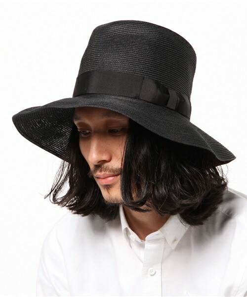 KIJIMA TAKAYUKI（キジマ　タカユキ）の「KIJIMA TAKAYUKI オーバーサイズペーパーハット（ハット・メンズ・ブラック/ホワイト・2）」の8枚目の写真