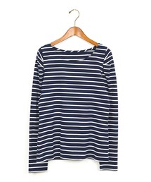 sodalite | ボーダーパフスリーブトップス(Tシャツ/カットソー)