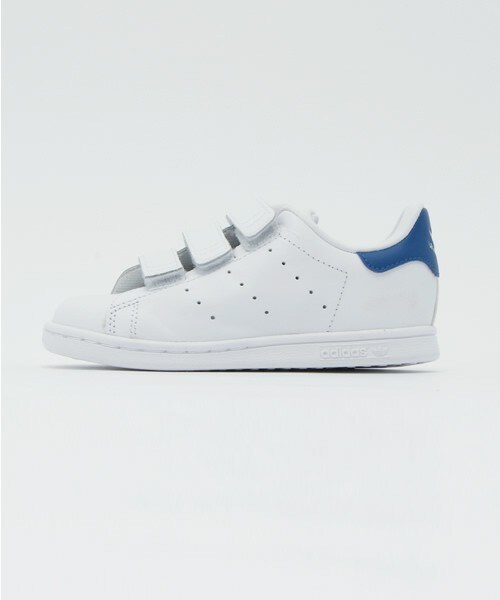 adidas（アディダス）の「ベビー キッズ アディダス スタンスミス ベルクロ adidas STAN SMITH CF I S74782（スニーカー・キッズ・ホワイト・14cm/16cm/13cm/15cm）」の2枚目の写真
