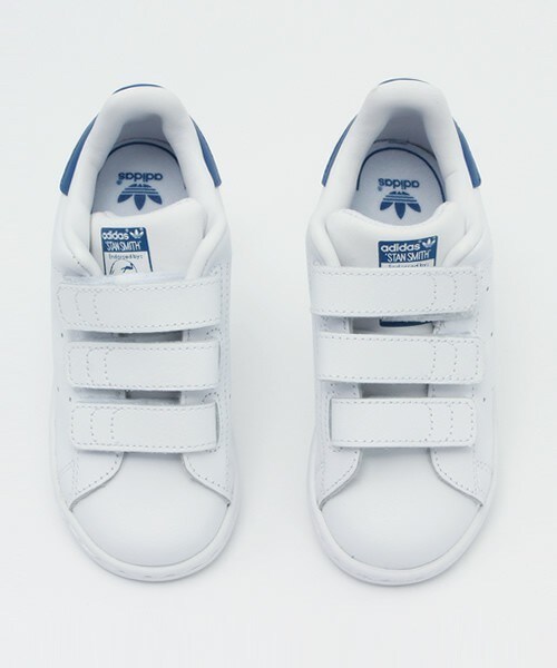 adidas（アディダス）の「ベビー キッズ アディダス スタンスミス ベルクロ adidas STAN SMITH CF I S74782（スニーカー・キッズ・ホワイト・14cm/16cm/13cm/15cm）」の5枚目の写真