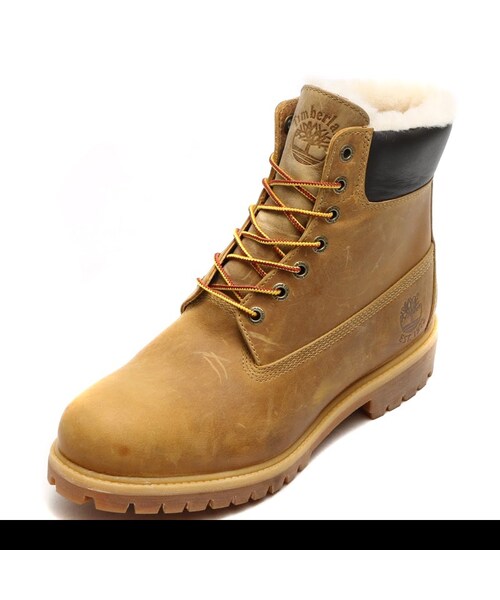 Timberland(ティンバーランド)の「Timberland HERITAGE 6" SHEARLING BOOT LIGHT BROWN SHEARLING LINED(シューズ・メンズ・ライトブラウン・26.0cm/26.5cm/27.0cm/27.5cm/28.0cm)」の2枚目の写真