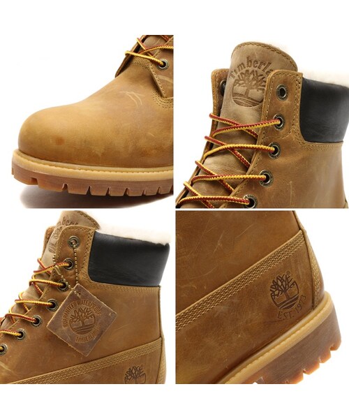 Timberland(ティンバーランド)の「Timberland HERITAGE 6" SHEARLING BOOT LIGHT BROWN SHEARLING LINED(シューズ・メンズ・ライトブラウン・26.0cm/26.5cm/27.0cm/27.5cm/28.0cm)」の3枚目の写真