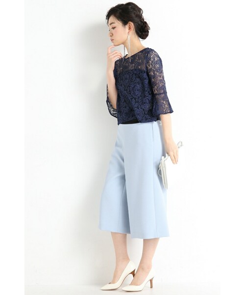 Noble（ノーブル）の「レース クロップドブラウス（）」 - WEAR