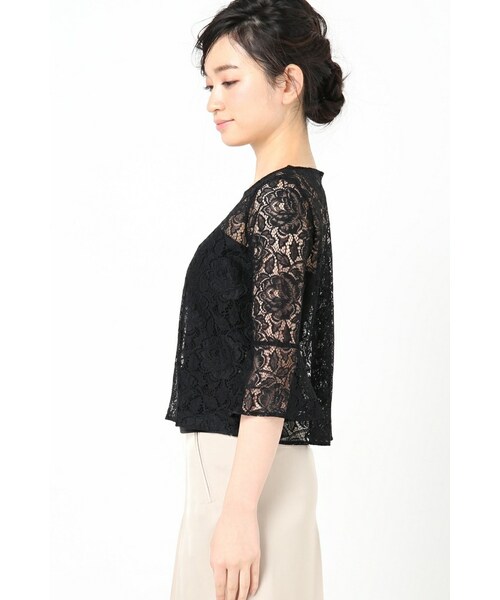 Noble（ノーブル）の「レース クロップドブラウス（）」 - WEAR