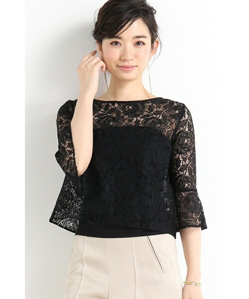 Noble（ノーブル）の「レース クロップドブラウス（）」 - WEAR