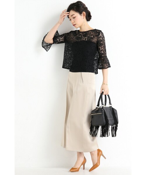 Noble（ノーブル）の「レース クロップドブラウス（）」 - WEAR