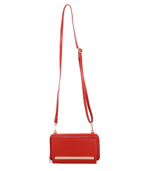 MURUA（ムルーア）の「【LIFE】ウォレットポーチショルダーBAG（バッグ・レディース・ホワイト/ブラック/レッド）」の19枚目の写真