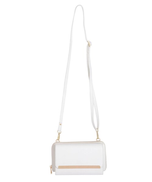 MURUA（ムルーア）の「【LIFE】ウォレットポーチショルダーBAG（バッグ・レディース・ホワイト/ブラック/レッド）」の17枚目の写真