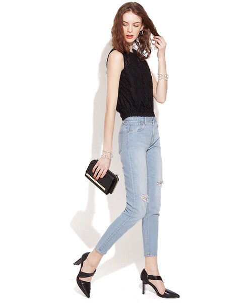 MURUA（ムルーア）の「【LIFE】ウォレットポーチショルダーBAG（バッグ・レディース・ホワイト/ブラック/レッド）」の7枚目の写真