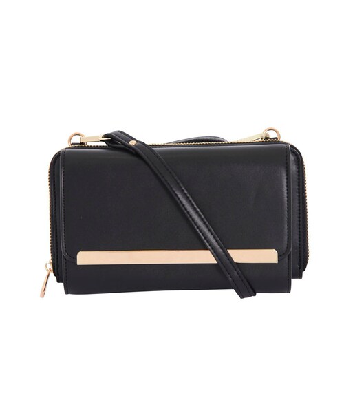 MURUA（ムルーア）の「【LIFE】ウォレットポーチショルダーBAG（バッグ・レディース・ホワイト/ブラック/レッド）」の2枚目の写真