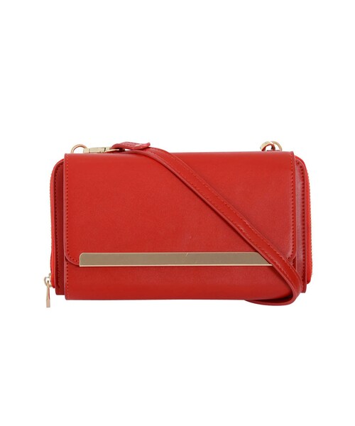 MURUA（ムルーア）の「【LIFE】ウォレットポーチショルダーBAG（バッグ・レディース・ホワイト/ブラック/レッド）」の3枚目の写真