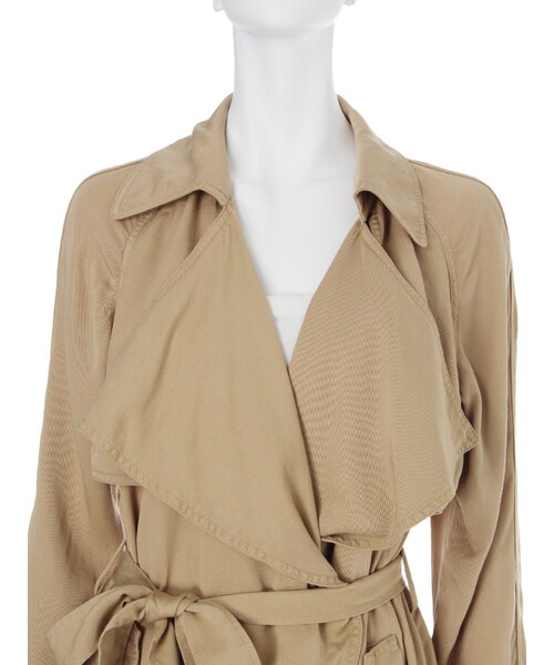 Ungrid（アングリッド）の「テンセルラップトレンチコート（ジャケット/アウター・レディース・オフホワイト/キャメル・S/M）」の12枚目の写真