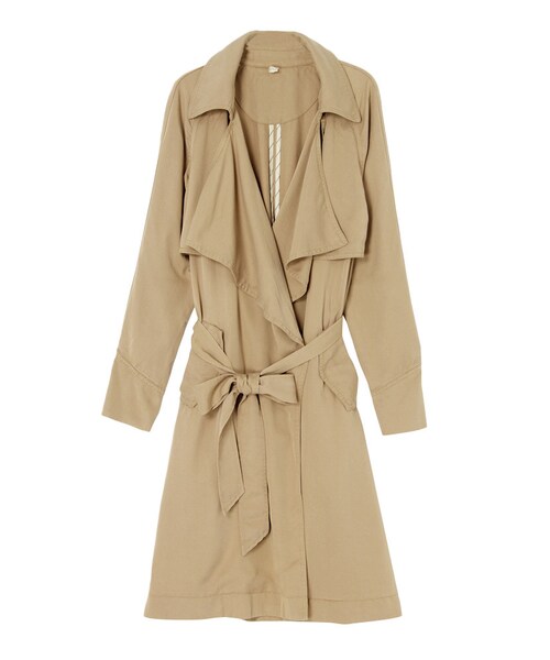 Ungrid（アングリッド）の「テンセルラップトレンチコート（ジャケット/アウター・レディース・オフホワイト/キャメル・S/M）」の16枚目の写真