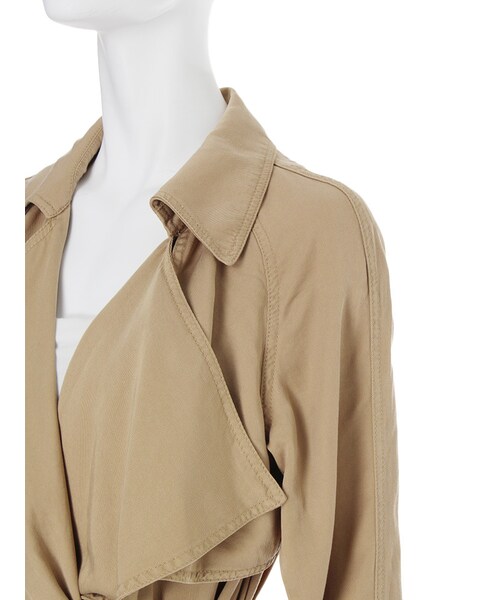 Ungrid（アングリッド）の「テンセルラップトレンチコート（ジャケット/アウター・レディース・オフホワイト/キャメル・S/M）」の13枚目の写真