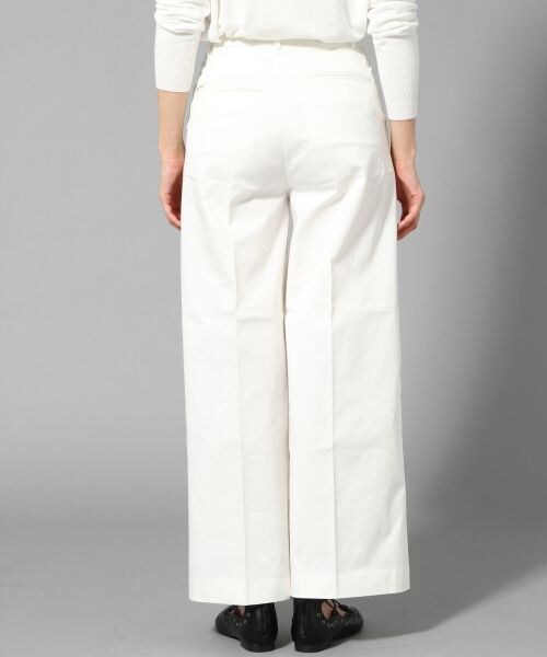 BLISS POINT（ブリスポイント）の「コットンツイルバギーパンツ（パンツ・レディース・ホワイト/ライトグレー/ベージュ・M/L）」の8枚目の写真