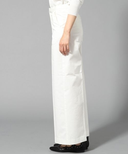 BLISS POINT（ブリスポイント）の「コットンツイルバギーパンツ（パンツ・レディース・ホワイト/ライトグレー/ベージュ・M/L）」の7枚目の写真