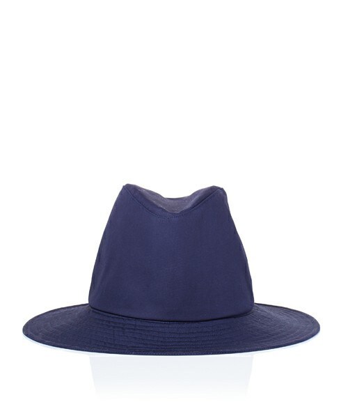 KIJIMA TAKAYUKI(キジマ タカユキ)の「KIJIMA TAKAYUKI ワイドブリムコットンハット(ハット・メンズ・ブラック/ネイビー・2)」の2枚目の写真
