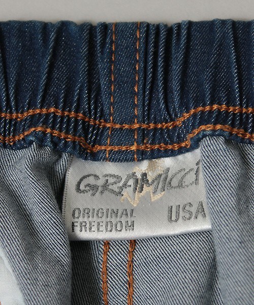 Gramicci（グラミチ）の「グラミチ(GRAMICCI)別注 ストレッチテーパードデニム/9分丈（デニムパンツ・メンズ・ブルー/ネイビー・SMALL/MEDIUM）」の14枚目の写真