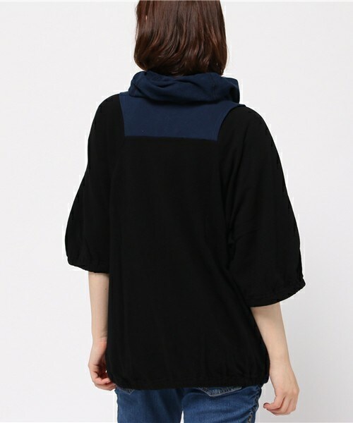 FRAPBOIS（フラボア）の「ツースウェット（パーカー・レディース・グレー/グリーン/ネイビー・1）」の9枚目の写真