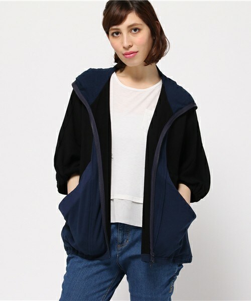 FRAPBOIS（フラボア）の「ツースウェット（パーカー・レディース・グレー/グリーン/ネイビー・1）」の3枚目の写真