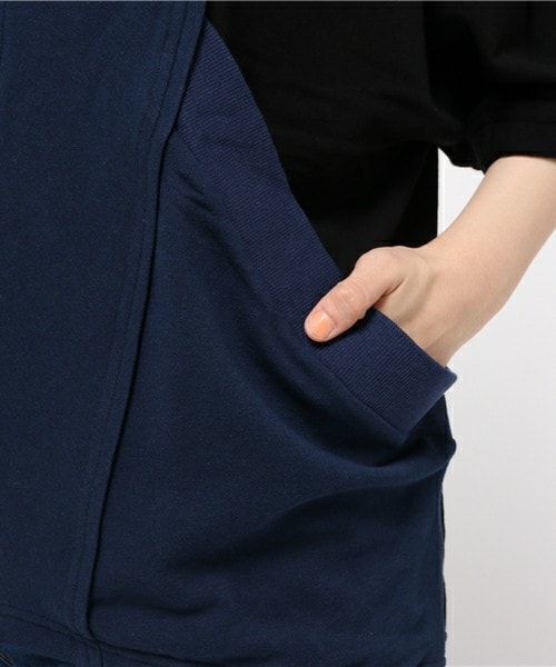 FRAPBOIS（フラボア）の「ツースウェット（パーカー・レディース・グレー/グリーン/ネイビー・1）」の12枚目の写真