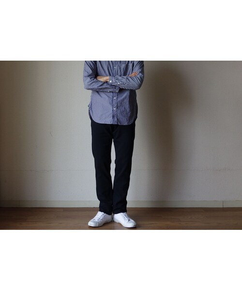 FOB FACTORY(エフオービーファクトリー)の「【完売御礼】F.O.B エフオービーファクトリー F4027 ONOFF TROUSERS オノフトラウザー NVY ネイビー(スラックス・メンズ・その他)」の2枚目の写真