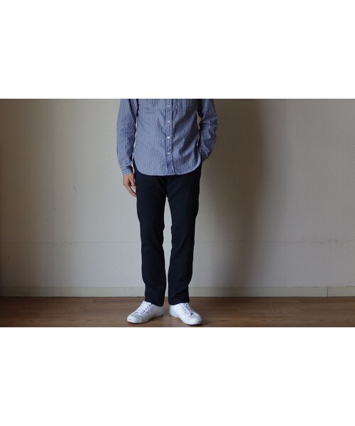 FOB FACTORY(エフオービーファクトリー)の「【完売御礼】F.O.B エフオービーファクトリー F4027 ONOFF TROUSERS オノフトラウザー NVY ネイビー(スラックス・メンズ・その他)」の1枚目の写真