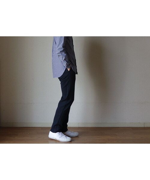 FOB FACTORY(エフオービーファクトリー)の「【完売御礼】F.O.B エフオービーファクトリー F4027 ONOFF TROUSERS オノフトラウザー NVY ネイビー(スラックス・メンズ・その他)」の4枚目の写真