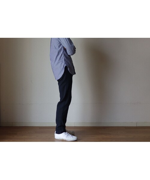 FOB FACTORY(エフオービーファクトリー)の「【完売御礼】F.O.B エフオービーファクトリー F4027 ONOFF TROUSERS オノフトラウザー NVY ネイビー(スラックス・メンズ・その他)」の3枚目の写真