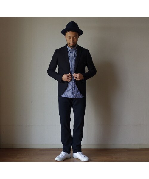 FOB FACTORY(エフオービーファクトリー)の「【完売御礼】F.O.B エフオービーファクトリー F4027 ONOFF TROUSERS オノフトラウザー NVY ネイビー(スラックス・メンズ・その他)」の8枚目の写真