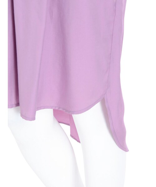 merry jenny（メリージェニー）の「ボックスシャツワンピース（ワンピース/ドレス・レディース・オフホワイト/ブラック/パープル・F）」の15枚目の写真