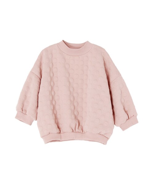 merry jenny（メリージェニー）の「ぽこぽこドットTOPS（トップス・レディース・オフホワイト/ブラック/ピンク・F）」の12枚目の写真