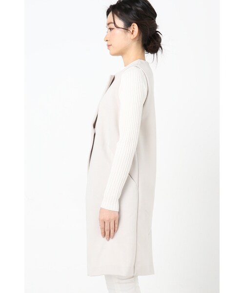 Spick & Span(スピックアンドスパン)の「コットンダンボールニット ジレ(トップス・ブラック/ベージュ・フリー)」の6枚目の写真